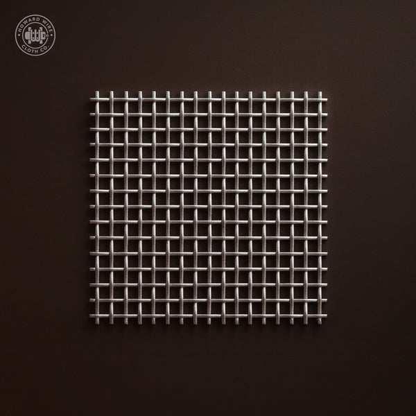 4 Mesh - .047" Wire Diameter - Aluminum Woven Wire - 36" Wide - Howard Wire Cloth Co.