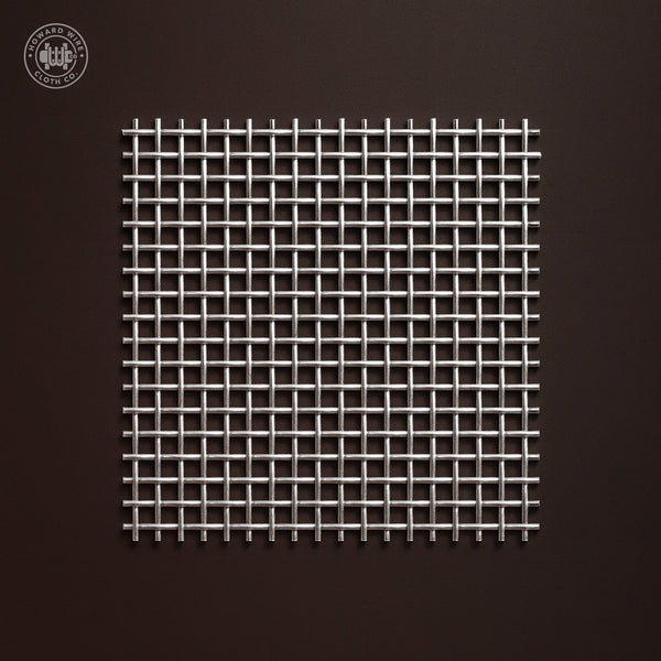4 Mesh - .063" Wire Diameter - Aluminum Woven Wire - 48" Wide - Howard Wire Cloth Co.