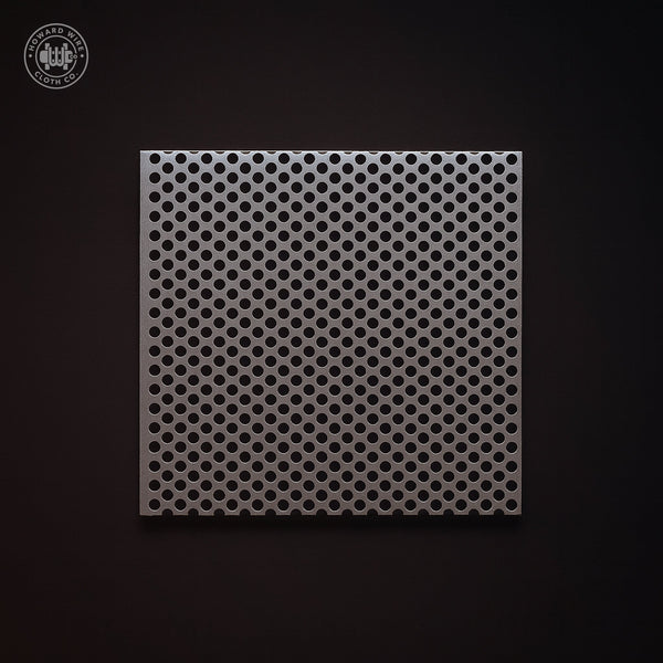 3/16" Hole on 1/4" Staggered - 18 Gauge - Galvanized Before Perforated - 36" x 120" Sheet - Howard Wire Cloth Co.