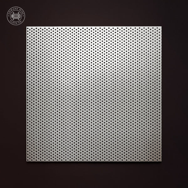 1/32" Hole on 1/16" Staggered - 22 Gauge - Plain Steel Perforated - 36" x 120" Sheet - Howard Wire Cloth Co.