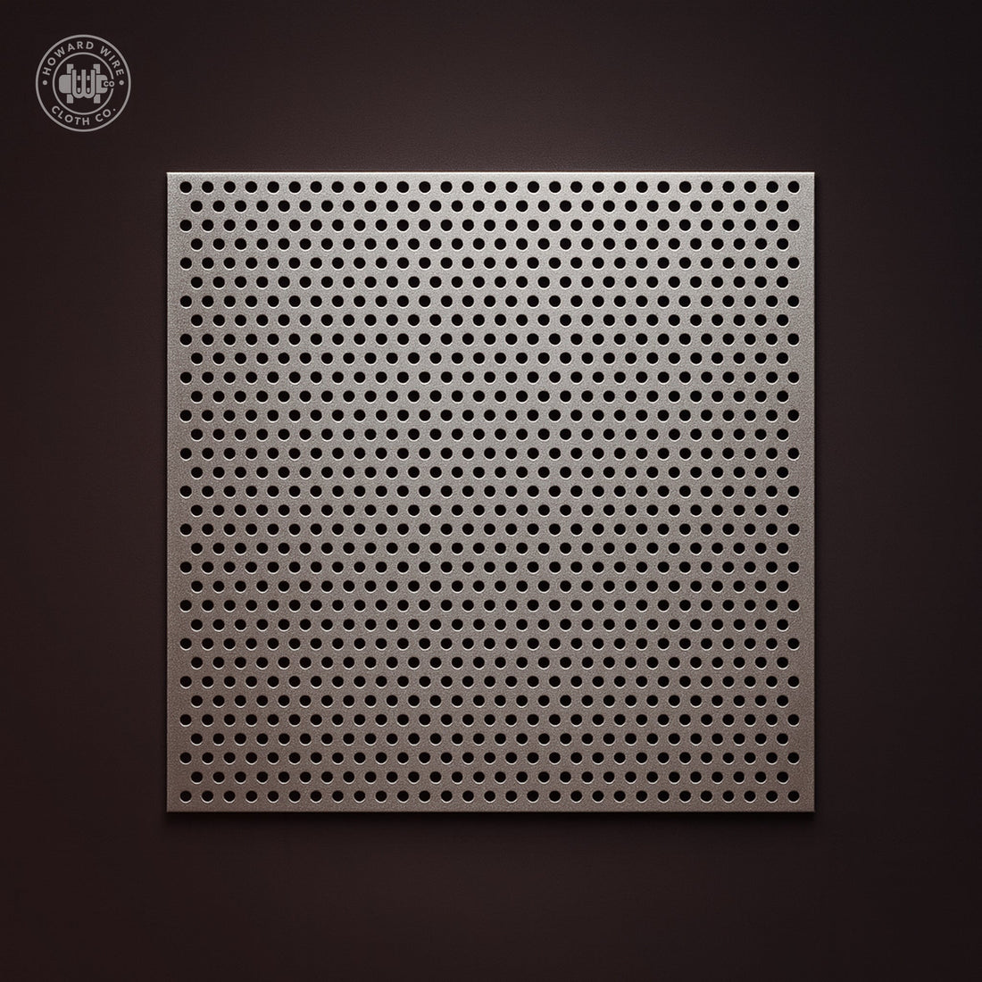 1/16" Hole on 3/32" Staggered - 22 Gauge - Plain Steel Perforated - Howard Wire Cloth Co.