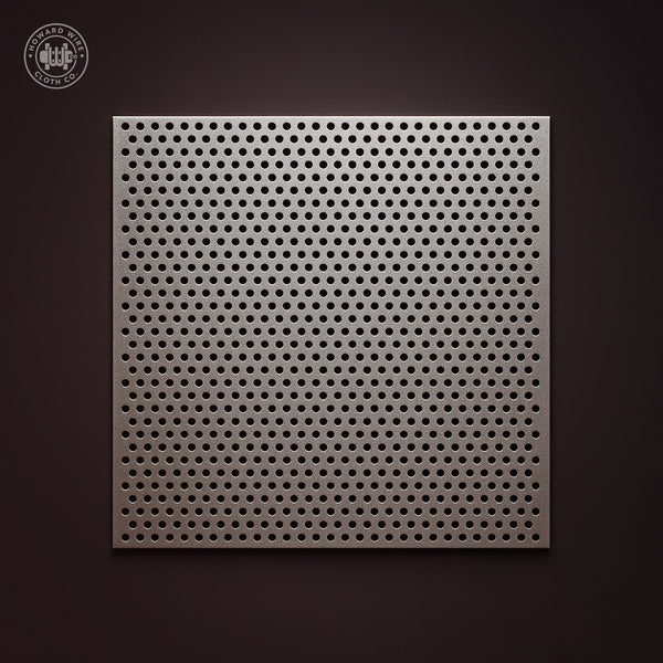 1/16" Hole on 3/32" Staggered - 22 Gauge - Plain Steel Perforated - Howard Wire Cloth Co.