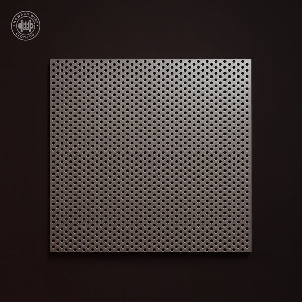 1/16" Hole on 1/8" Staggered - 16 Gauge - Plain Steel Perforated - Howard Wire Cloth Co.
