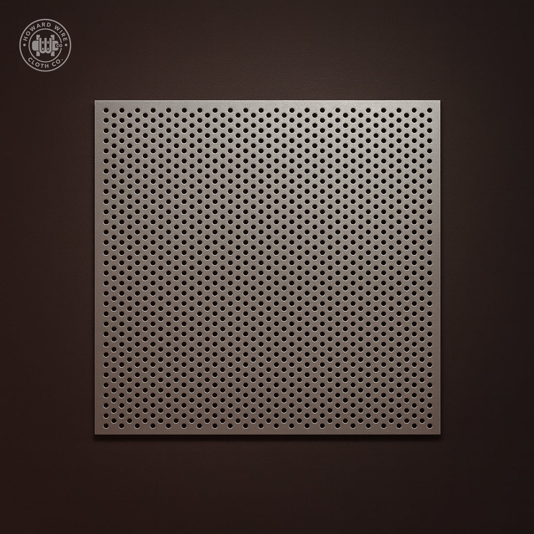 1/16" Hole on 1/8" Staggered - 22 Gauge - Plain Steel Perforated - Howard Wire Cloth Co.