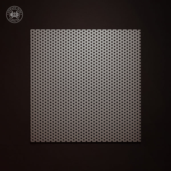 5/64" Hole on 1/8" Staggered - 24 Gauge - Plain Steel Perforated - 36" x 120" Sheet - Howard Wire Cloth Co.
