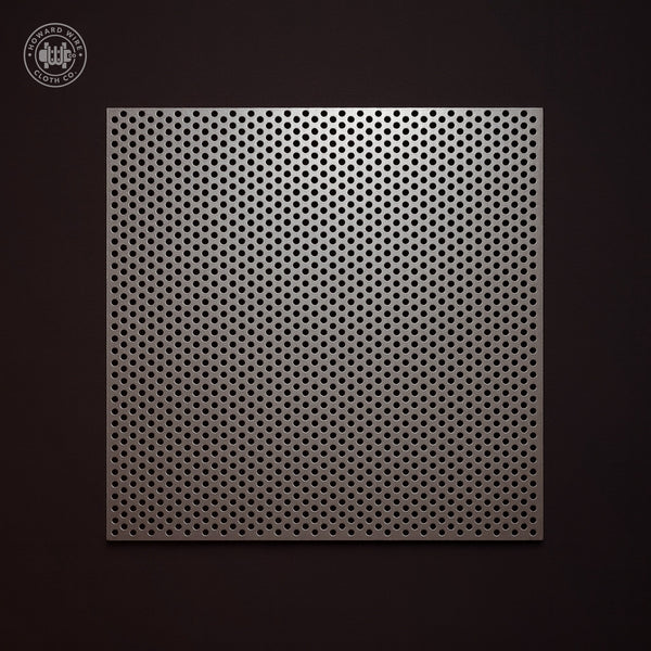 5/64" Hole on 1/8" Staggered - 22 Gauge - Plain Steel Perforated - 36" x 120" Sheet - Howard Wire Cloth Co.