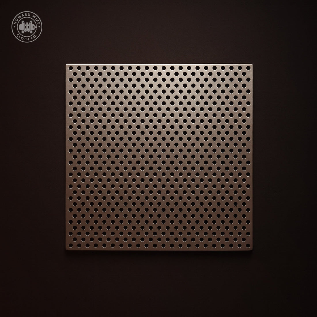 3/32" Hole on 5/32" Staggered - 20 Gauge - Plain Steel Perforated - 36" x 120" Sheet - Howard Wire Cloth Co.