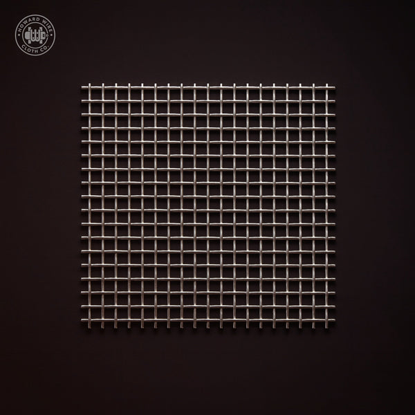 10 Mesh - .032" Wire Diameter - 304 Stainless Steel Woven Wire - 48" Wide - Howard Wire Cloth Co.