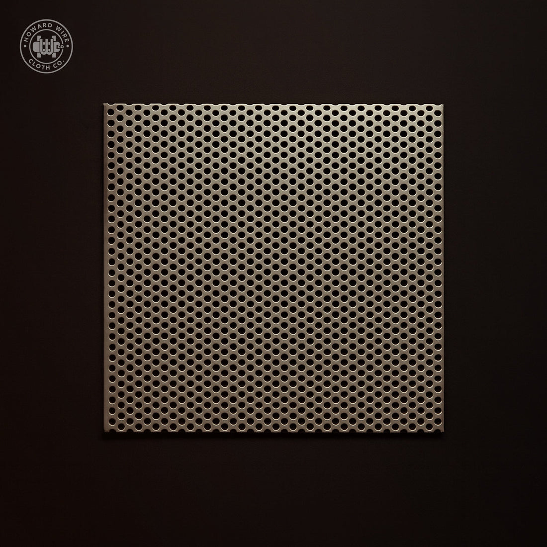 1/8" Hole on 3/16" Staggered - 16 Gauge - Plain Steel Perforated - Howard Wire Cloth Co.