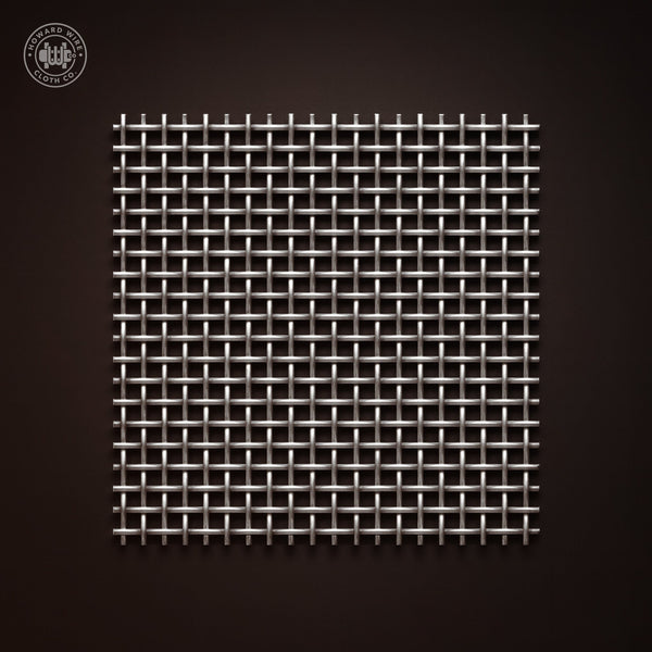 100 Mesh - .004" Wire Diameter - 304 Stainless Steel Woven Wire - Howard Wire Cloth Co.