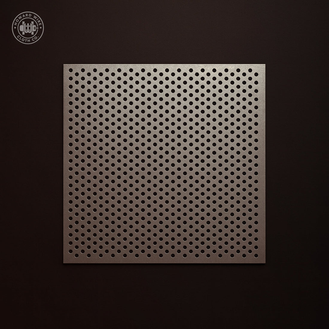1/8" Hole on 3/16" Staggered - 18 Gauge - Plain Steel Perforated - Howard Wire Cloth Co.