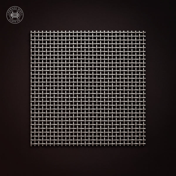 12 Mesh - .018" Wire Diameter - 304 Stainless Steel Woven Wire - 48" Wide - Howard Wire Cloth Co.