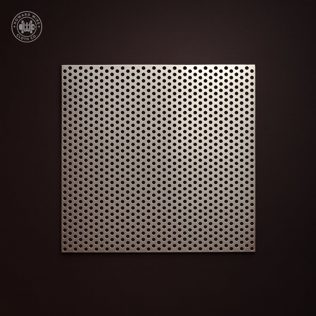1/8" Hole on 3/16" Staggered - 20 Gauge - Plain Steel Perforated - Howard Wire Cloth Co.