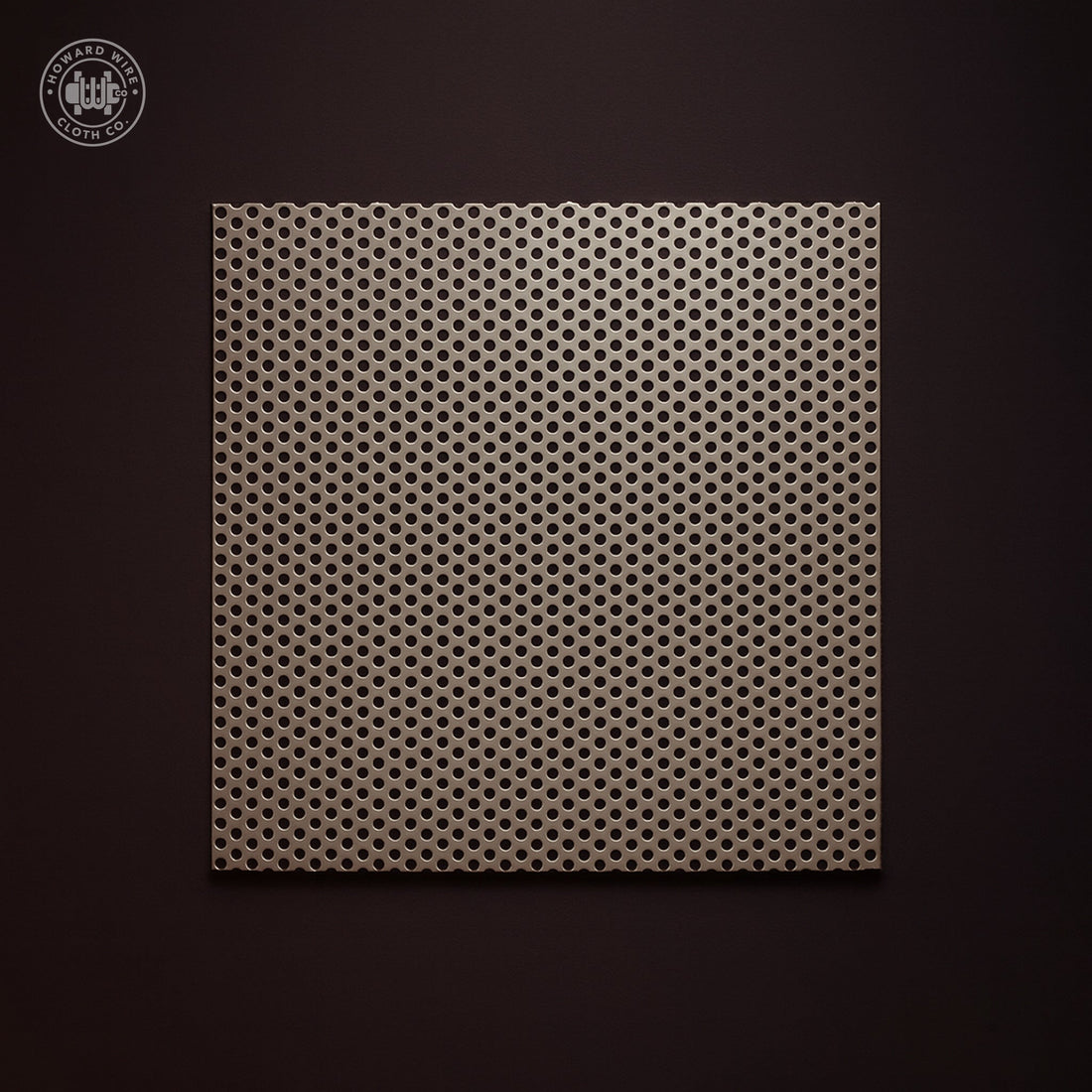 1/8" Hole on 3/16" Staggered - 22 Gauge - Plain Steel Perforated - Howard Wire Cloth Co.