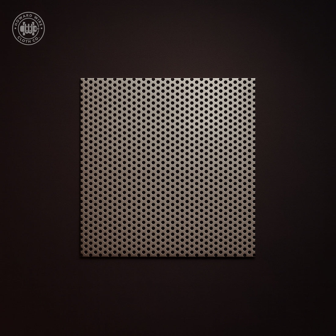1/8" Hole on 3/16" Staggered - 24 Gauge - Plain Steel Perforated - Howard Wire Cloth Co.