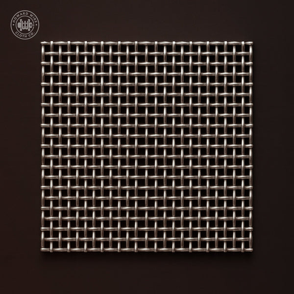 12 Mesh - .041" Wire Diameter - 304 Stainless Steel Woven Wire - 48" Wide - Howard Wire Cloth Co.