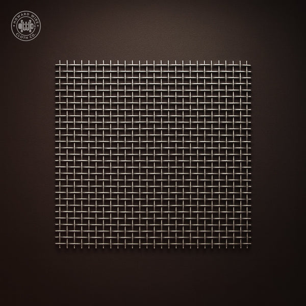 16 Mesh - .020" Wire Diameter - 304 Stainless Steel Woven Wire - 48" Wide - Howard Wire Cloth Co.