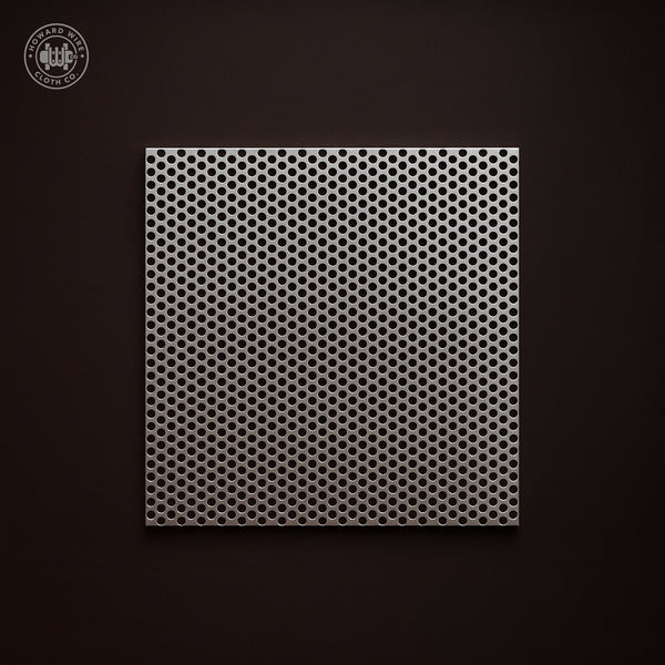 5/32" Hole on 3/16" Staggered - 18 Gauge - Plain Steel Perforated - 36" x 120" Sheet - Howard Wire Cloth Co.