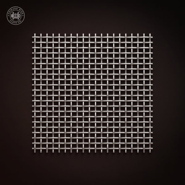 20 Mesh - .014" Wire Diameter - 316 Stainless Steel Woven Wire - 48" Wide - Howard Wire Cloth Co.