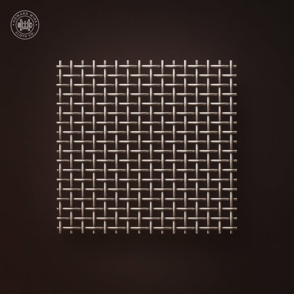 20 Mesh - .020" Wire Diameter - 304 Stainless Steel Woven Wire - 48" Wide - Howard Wire Cloth Co.