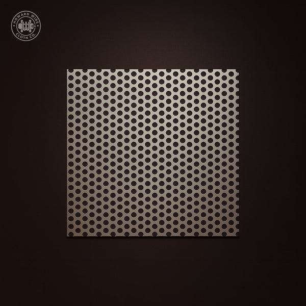 3/16" Hole on 1/4" Staggered - 20 Gauge - Plain Steel Perforated - 36" x 120" Sheet - Howard Wire Cloth Co.