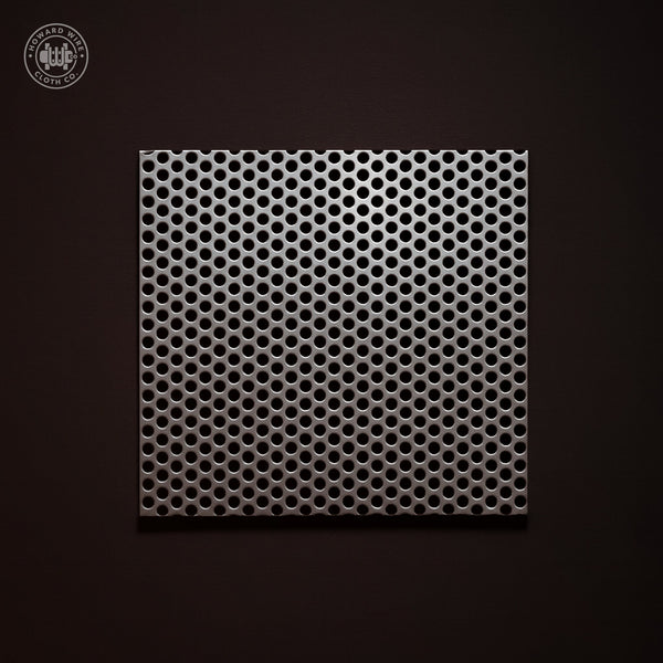3/16" Hole on 1/4" Staggered - 22 Gauge - Plain Steel Perforated - 36" x 120" Sheet - Howard Wire Cloth Co.