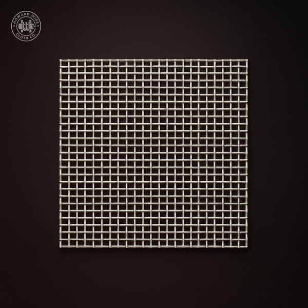 20 Mesh - .025" Wire Diameter - 304 Stainless Steel Woven Wire - 48" Wide - Howard Wire Cloth Co.