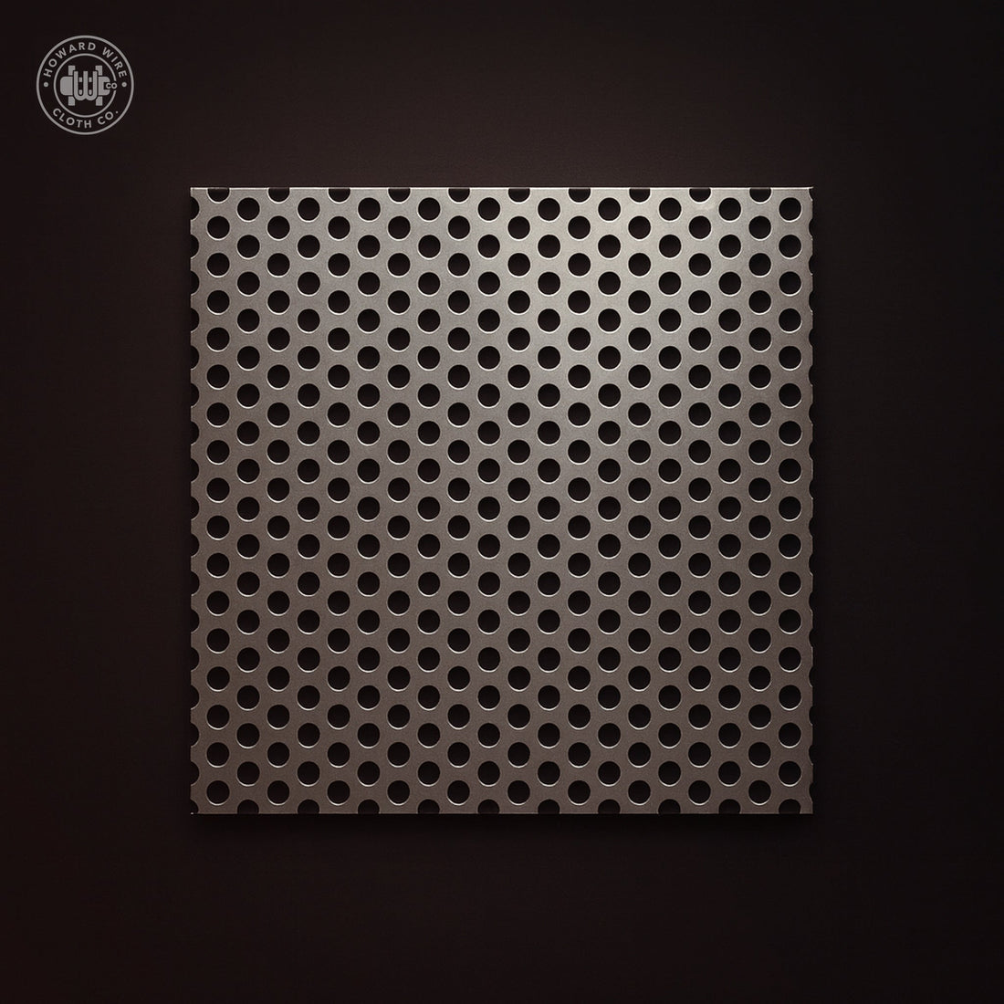3/16" Hole on 5/16" Staggered - 3/16" Thick - Plain Steel Perforated - Howard Wire Cloth Co.