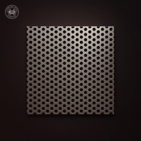 3/16" Hole on 5/16" Staggered - 3/16" Thick - Plain Steel Perforated - Howard Wire Cloth Co.