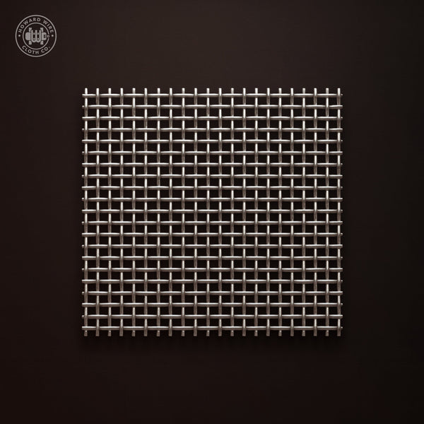 24 Mesh - .010" Wire Diameter - 304 Stainless Steel Woven Wire - 48" Wide - Howard Wire Cloth Co.