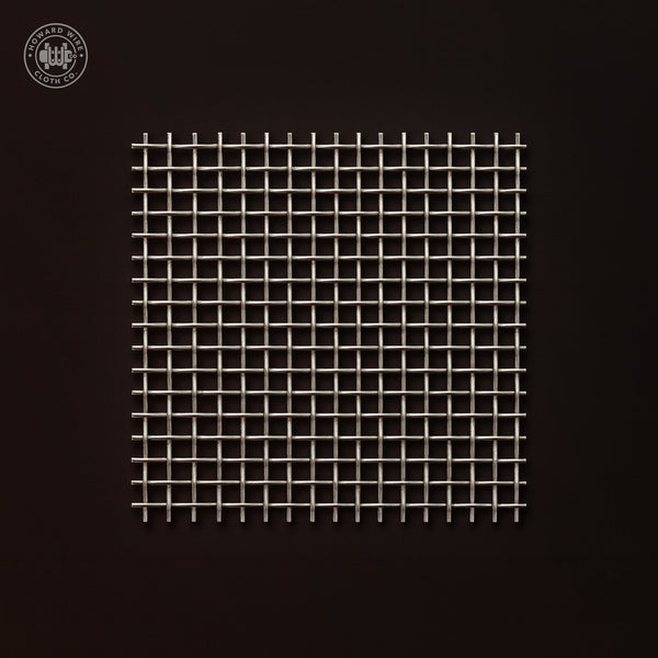3 Mesh - .047" Wire Diameter - 304 Stainless Steel Woven Wire - 48" Wide - Howard Wire Cloth Co.