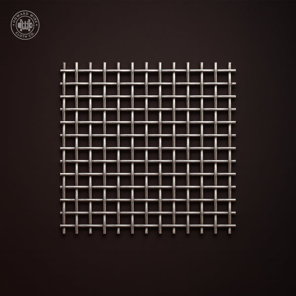3 Mesh - .054" Wire Diameter - 304 Stainless Steel Woven Wire - 48" Wide - Howard Wire Cloth Co.
