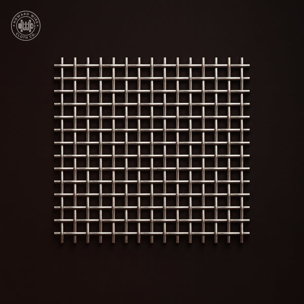 3 Mesh - .072" Wire Diameter - 304 Stainless Steel Woven Wire - 48" Wide - Howard Wire Cloth Co.