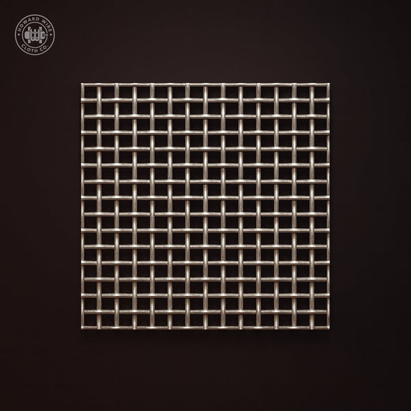 4 Mesh - .120" Wire Diameter - 316 Stainless Steel Woven Wire - 48" Wide - Howard Wire Cloth Co.