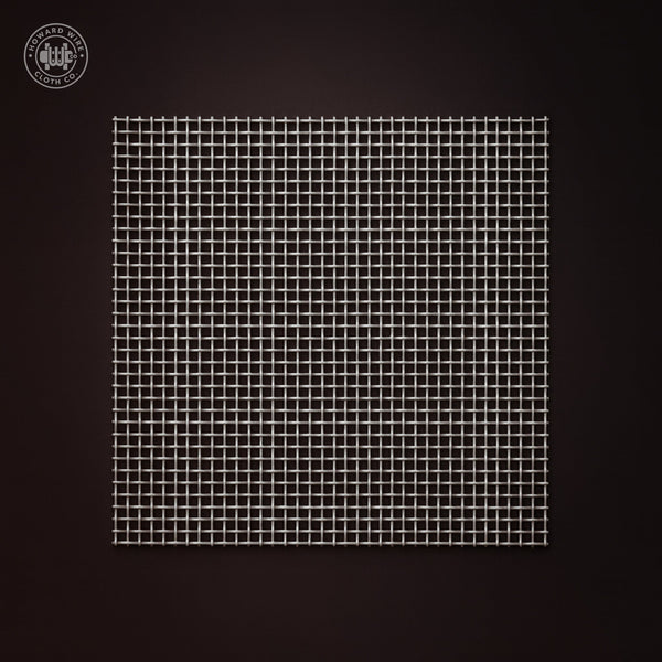 40 Mesh - .0095" Wire Diameter - 304 Stainless Steel Woven Wire - 48" Wide - Howard Wire Cloth Co.