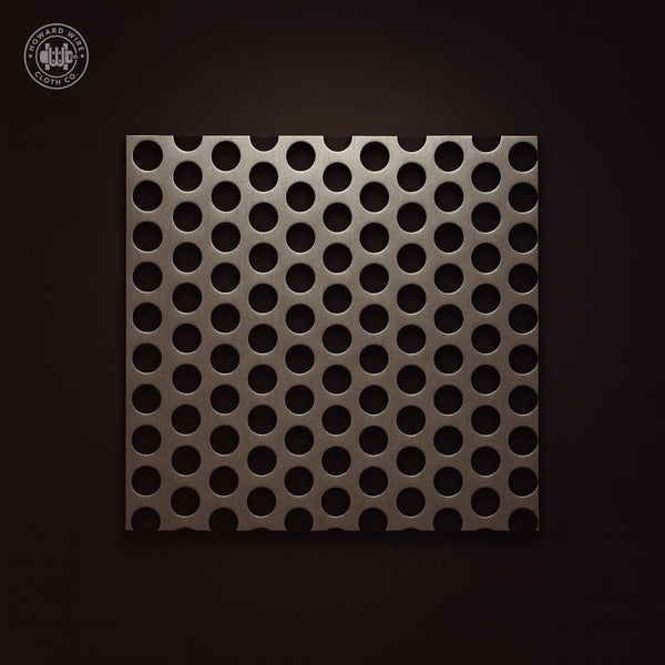 1/2" Hole on 11/16" Staggered - 10 Gauge - Plain Steel Perforated - Howard Wire Cloth Co.