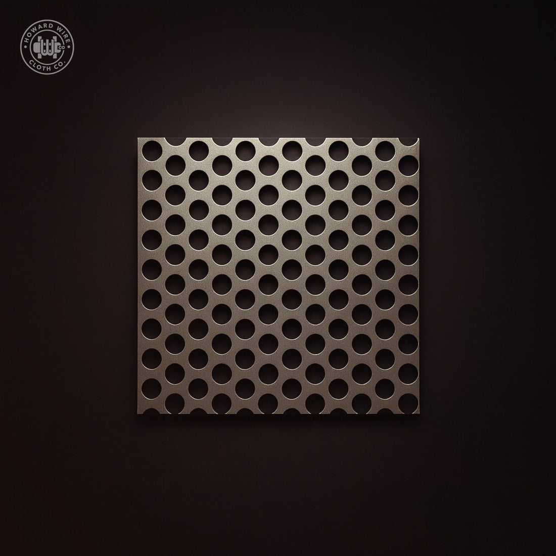 1/2" Hole on 11/16" Staggered - 16 Gauge - Plain Steel Perforated - Howard Wire Cloth Co.