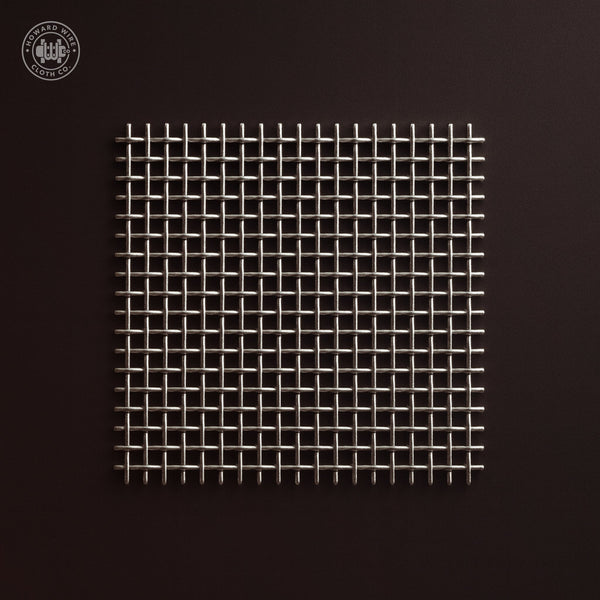 7 Mesh - .041" Wire Diameter - 304 Stainless Steel Woven Wire - 48" Wide - Howard Wire Cloth Co.