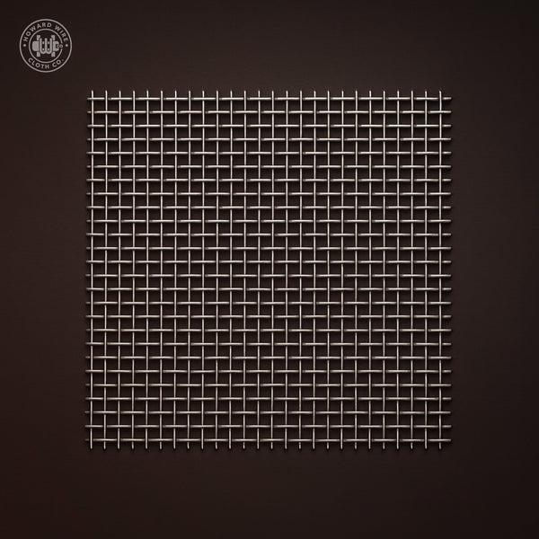 8 Mesh - .023" Wire Diameter - 304 Stainless Steel Woven Wire - 48" Wide - Howard Wire Cloth Co.