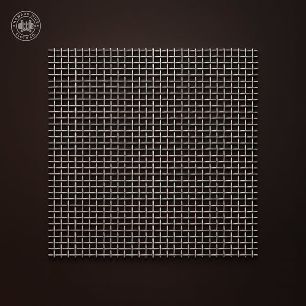 8 Mesh - .041" Wire Diameter - 304 Stainless Steel Woven Wire - 48" Wide - Howard Wire Cloth Co.