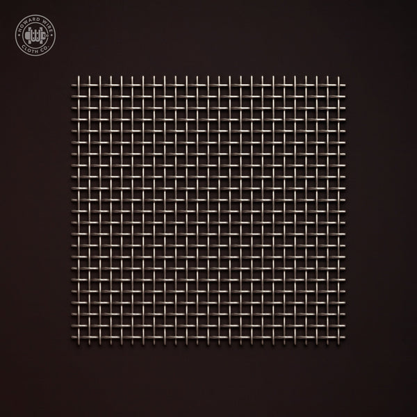 80 x 80 Mesh - .007" Wire Diameter - 304 Stainless Steel Twilled Woven Wire - Howard Wire Cloth Co.