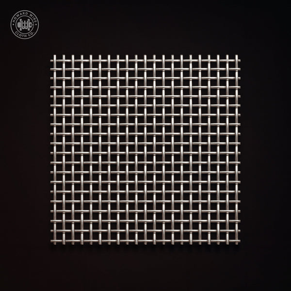 304 Stainless Steel · Woven Wire Mesh · .0079" Wire · KU130x35-.0079O - Howard Wire Cloth Co.