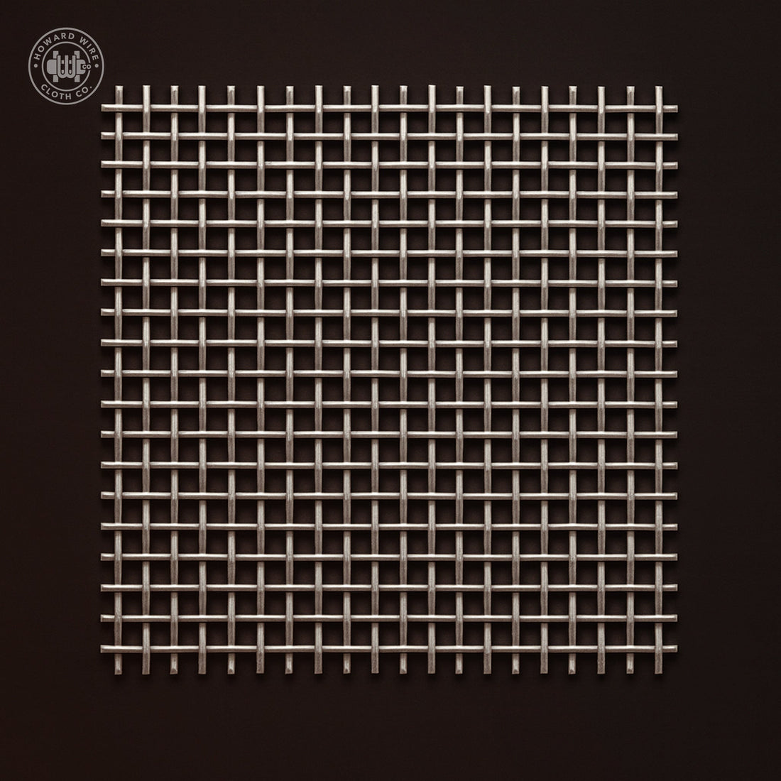 1/8" Mesh - .063" Wire Diameter - 304 Stainless Steel Crimped Woven Wire - Howard Wire Cloth Co.