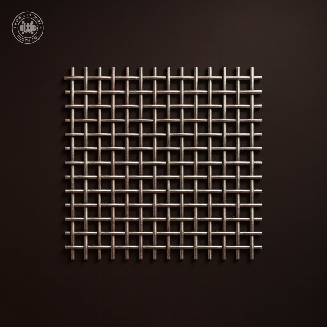 3/16" Mesh - .105" Wire Diameter - 304 Stainless Steel Crimped Woven Wire - 60" Wide - Howard Wire Cloth Co.