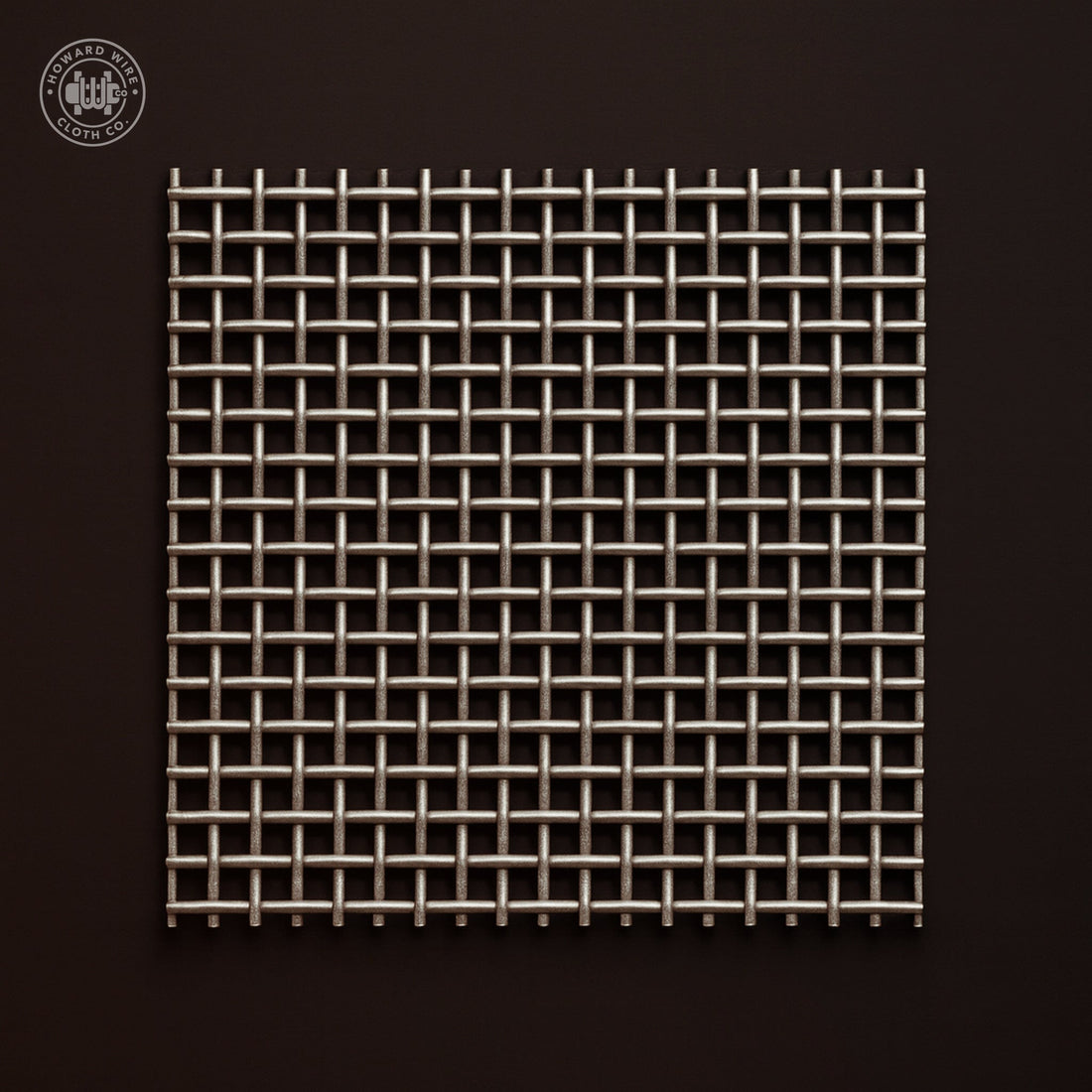 1/4" Mesh - .047" Wire Diameter - 304 Stainless Steel Crimped Woven Wire - Howard Wire Cloth Co.