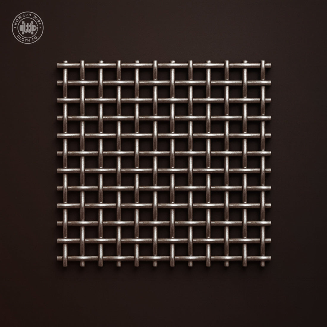 1/4" Mesh - .063" Wire Diameter - 304 Stainless Steel Crimped Woven Wire - Howard Wire Cloth Co.