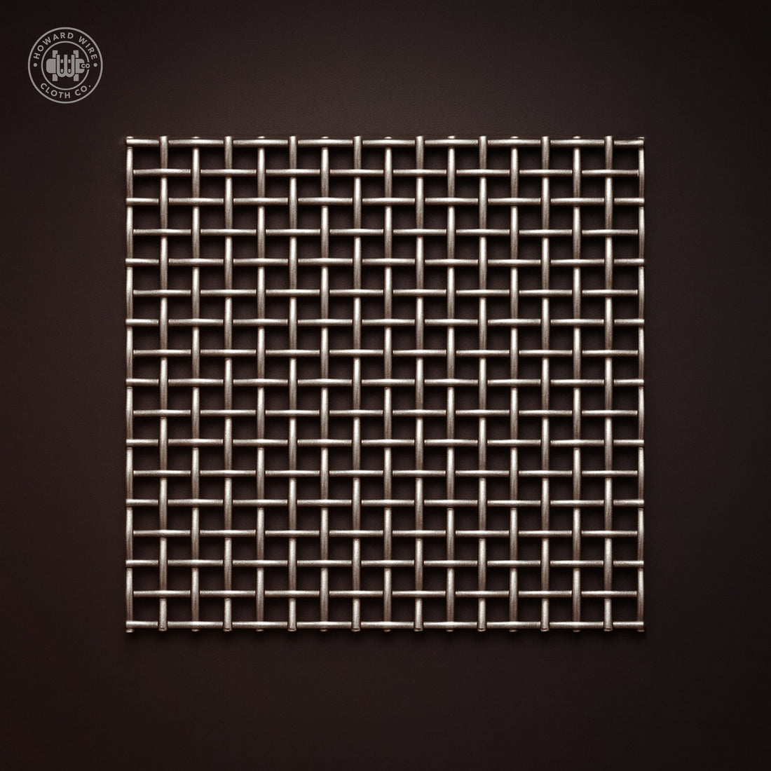 1/4" Mesh - .105" Wire Diameter - 304 Stainless Steel Crimped Woven Wire - Howard Wire Cloth Co.