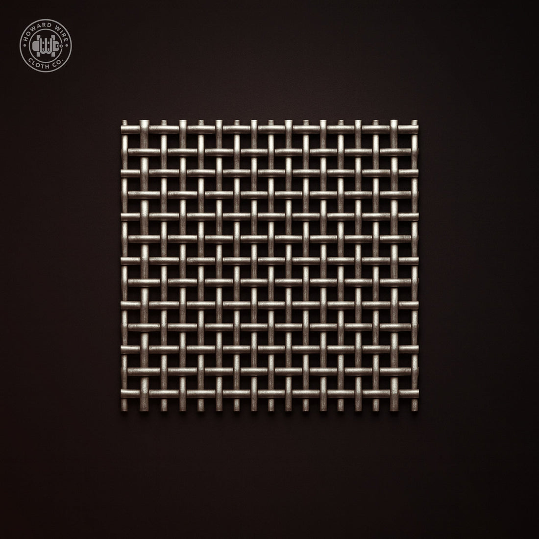 1/4" Mesh - .120" Wire Diameter - 304 Stainless Steel Crimped Woven Wire - Howard Wire Cloth Co.