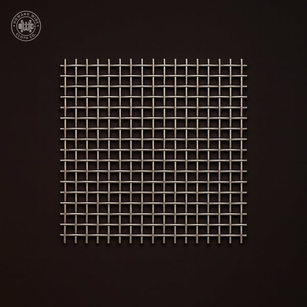 5/16" Mesh - .063" Wire Diameter - 304 Stainless Steel Crimped Woven Wire - 48" Wide - Howard Wire Cloth Co.