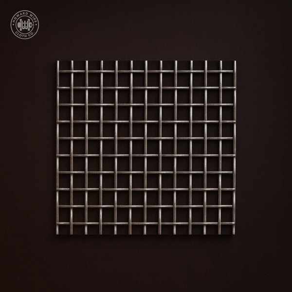 3/8" Mesh - .063" Wire Diameter - 304 Stainless Steel Crimped Woven Wire - 48" Wide - Howard Wire Cloth Co.